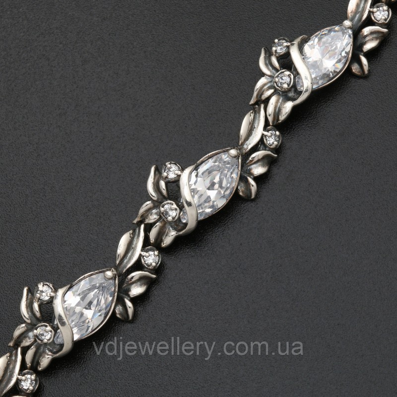 Серебряный браслет 93ЦФ