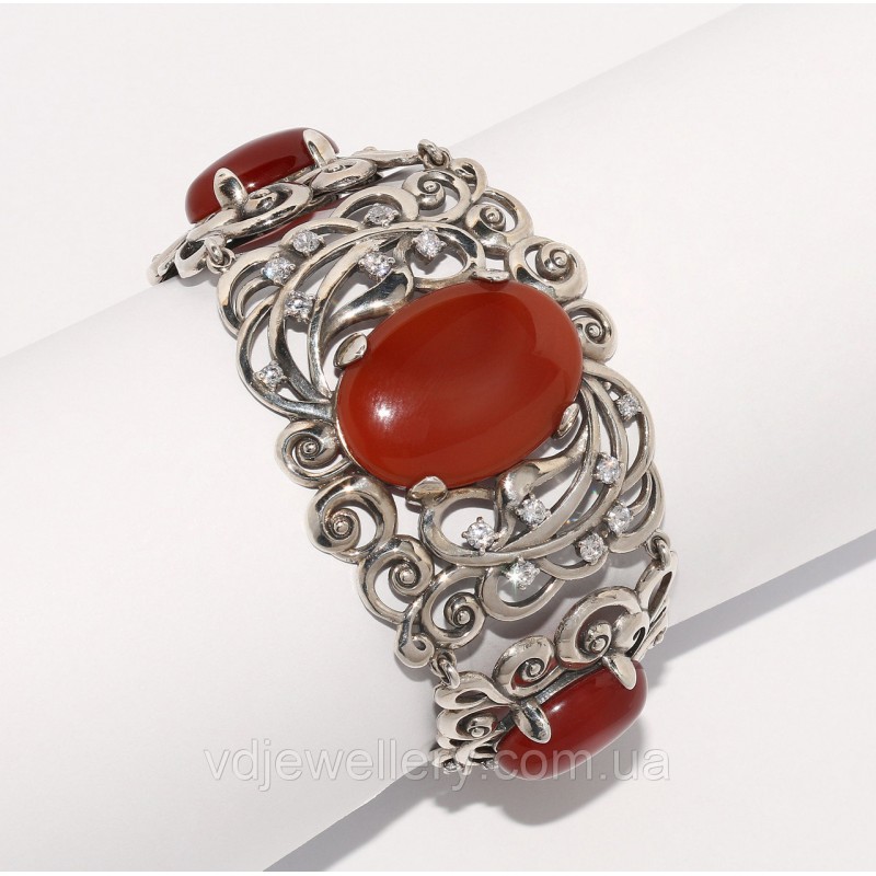 Серебряный браслет 18ЦФ