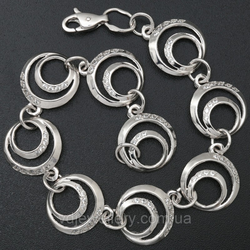 Серебряный браслет 110ЦФ