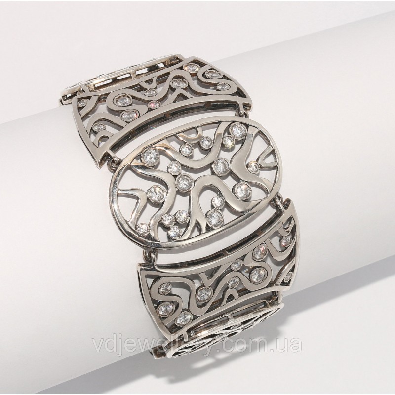 Серебряный браслет 17ЦФ