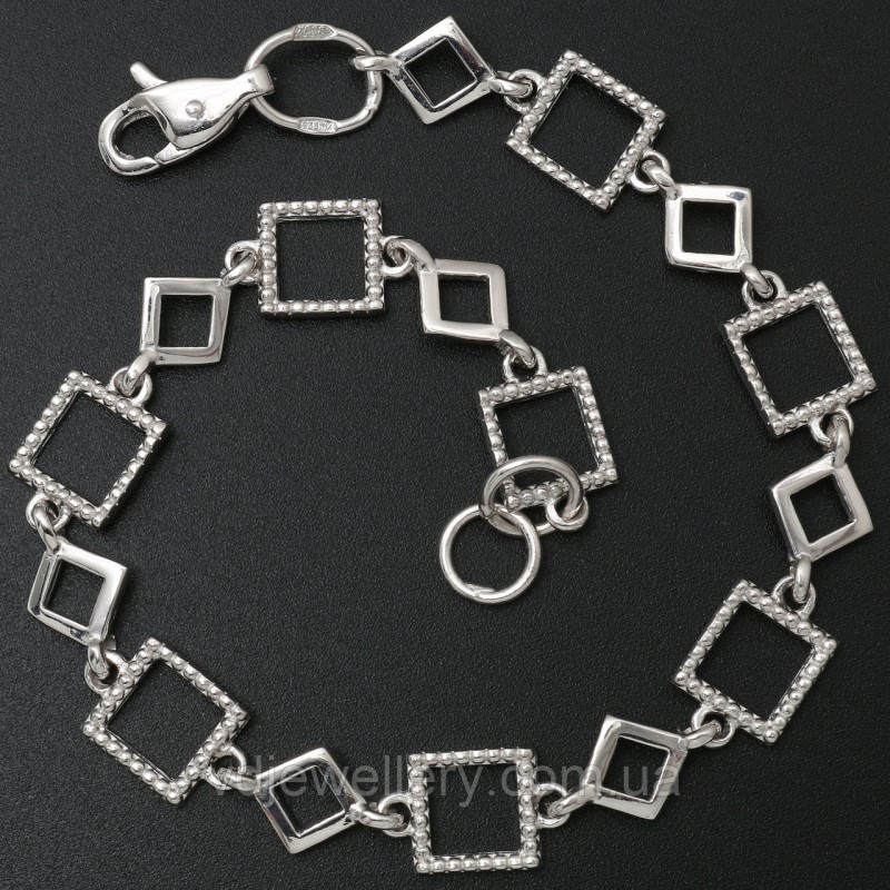 Серебряный браслет 47ЦФ