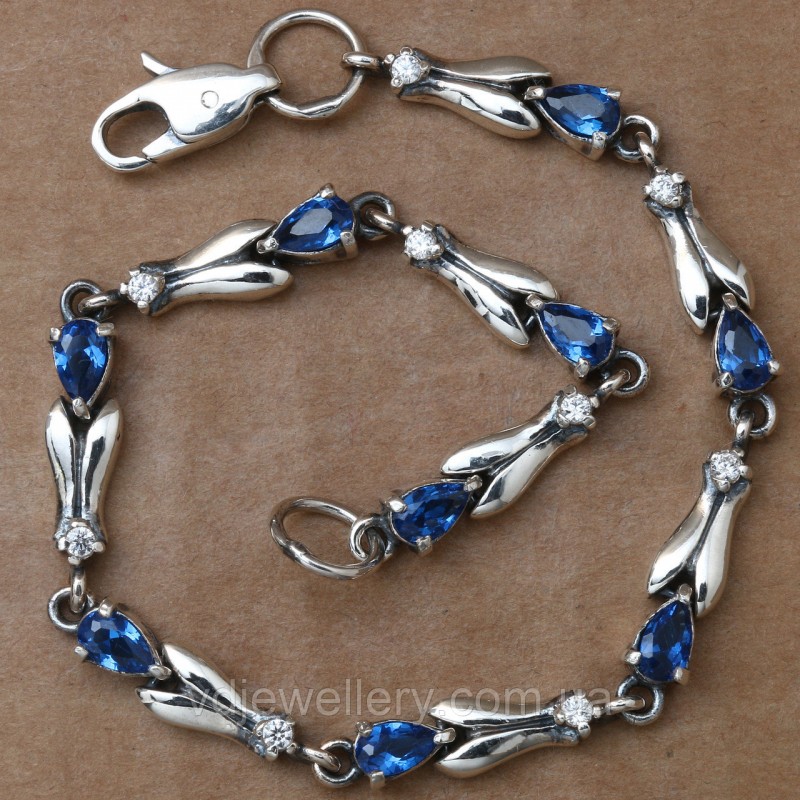 Серебряный браслет 124ЦФ