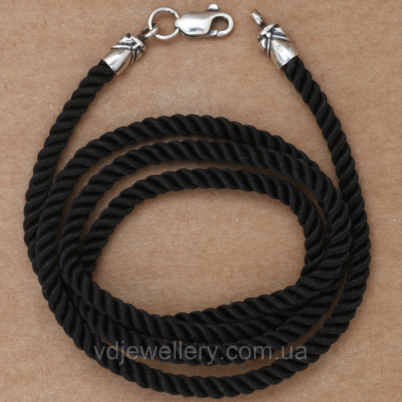 Серебряный церковный шнурок ТШ-91