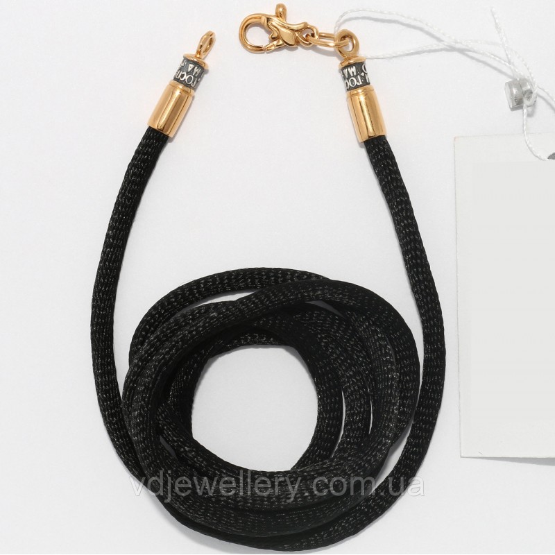 Серебряный позолоченный шнурок "Церковный" ТШ-86