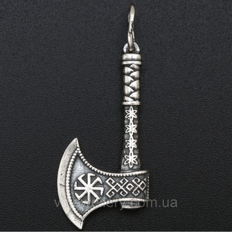 Серебряный кулон Топор 18П5с