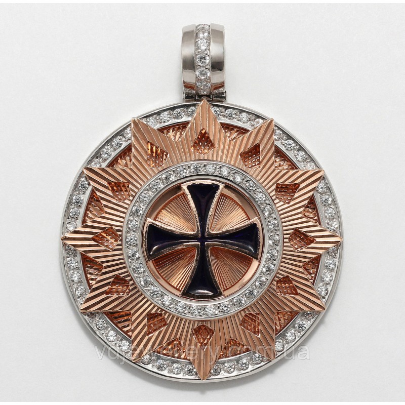 Серебряный кулон "Звезда Эрцгаммы" ксх10