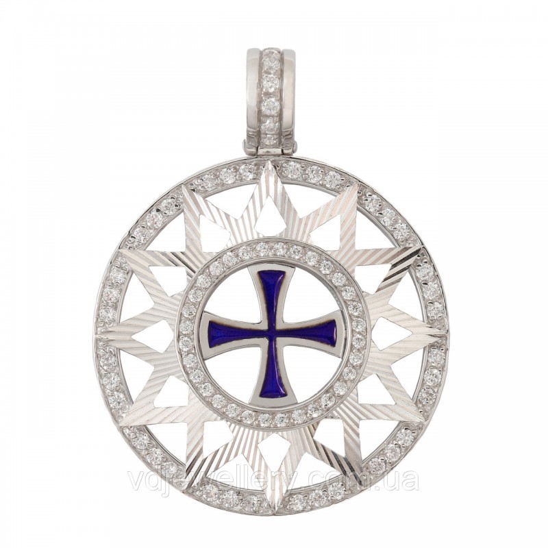 Серебряный кулон "Звезда Эрцгаммы" ксх35