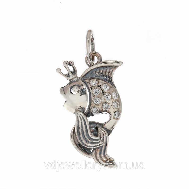Срібний кулон Рибка 3110015