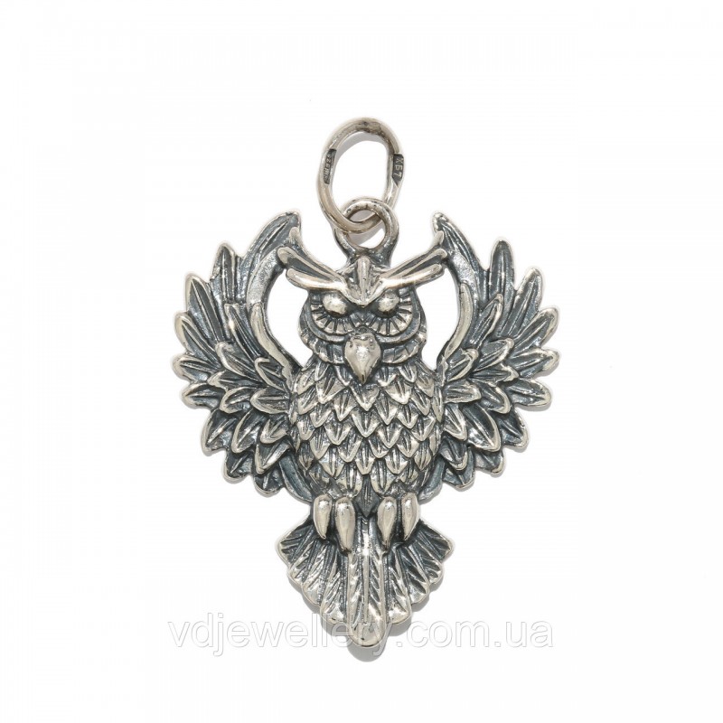 Серебряный кулон "Сова" 3100605