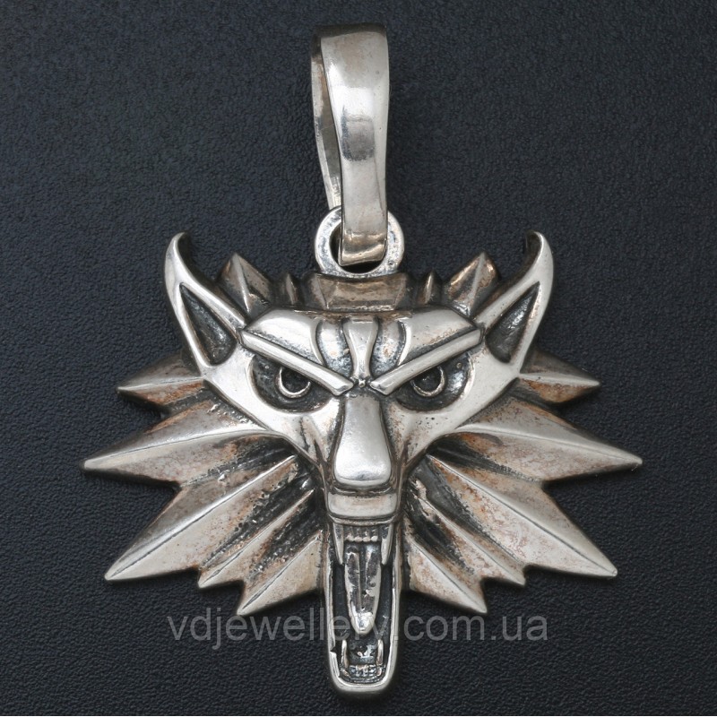 Срібний кулон "Відьмак"