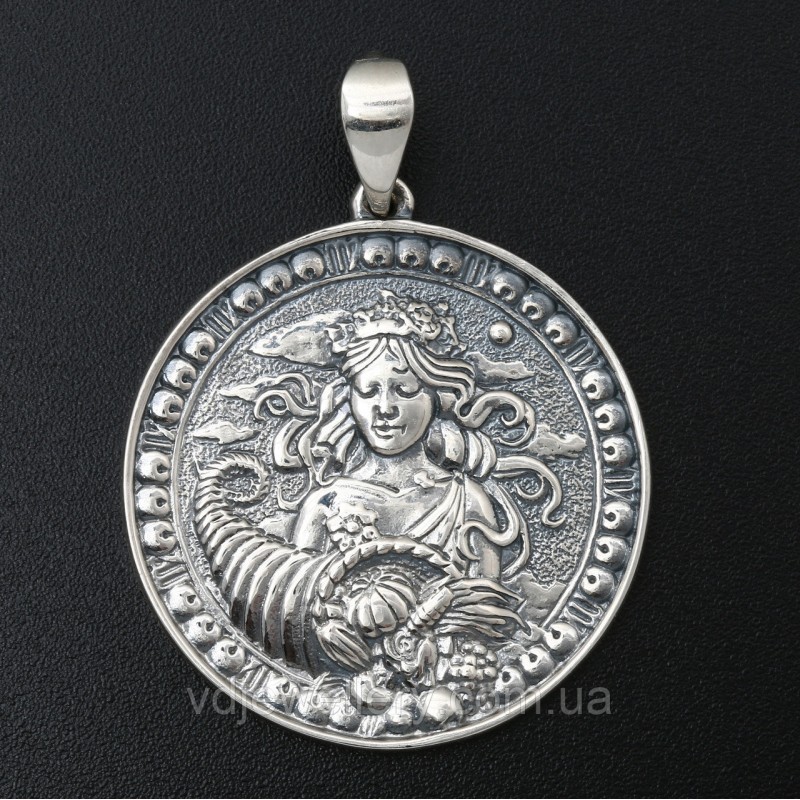 Серебряный кулон знак зодиака "Дева" 3100587д