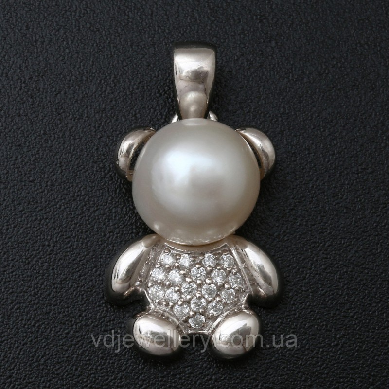 Срібний кулон "Ведмедик" ксх76