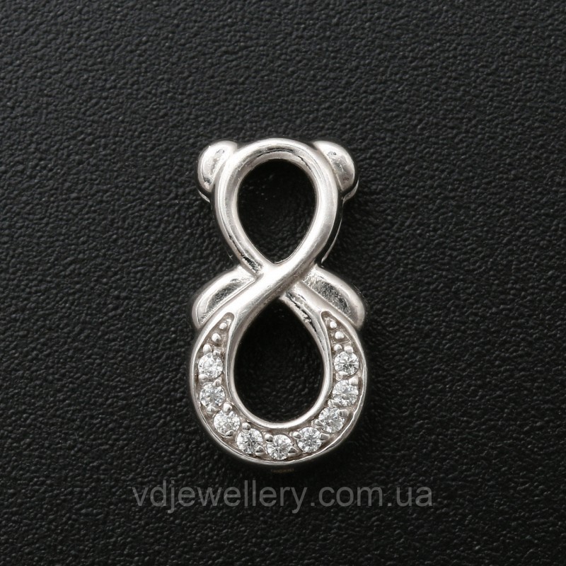 Срібний кулон "Ведмедик" ксх43