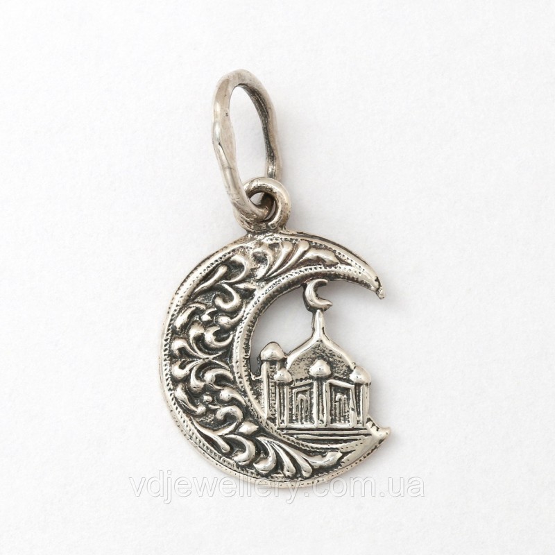Серебряный кулон "Мечеть" 3100087