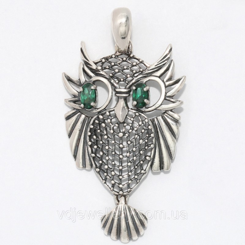 Срібний кулон "Сова" 3110575