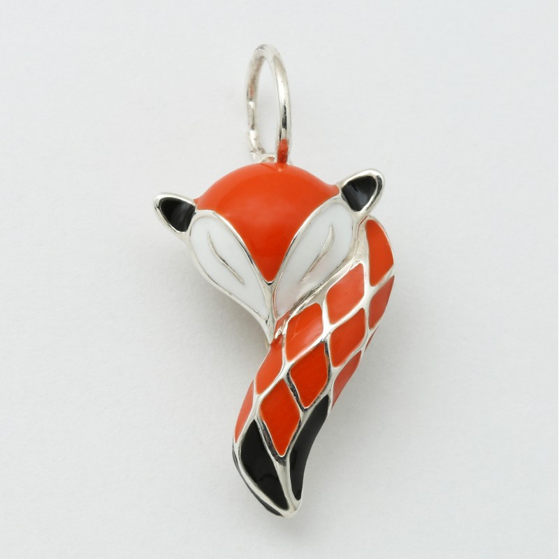 Серебряный кулон Лиса 16юф