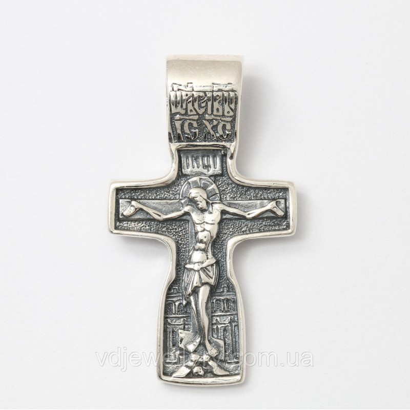 Серебряный крестик 3100450