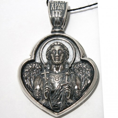 Серебряная ладанка "Ангел Хранитель" вкх141
