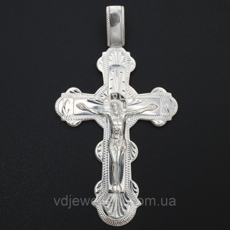 Серебряный крест ВКХ144