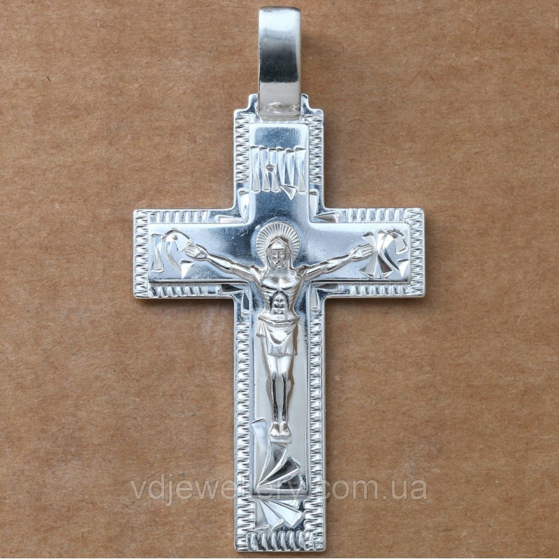 Серебряный крестик ВКХ288