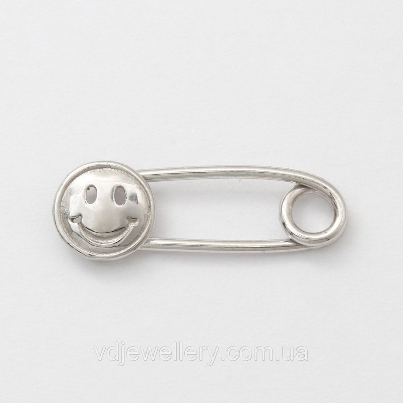 Серебряная булавка 6100083