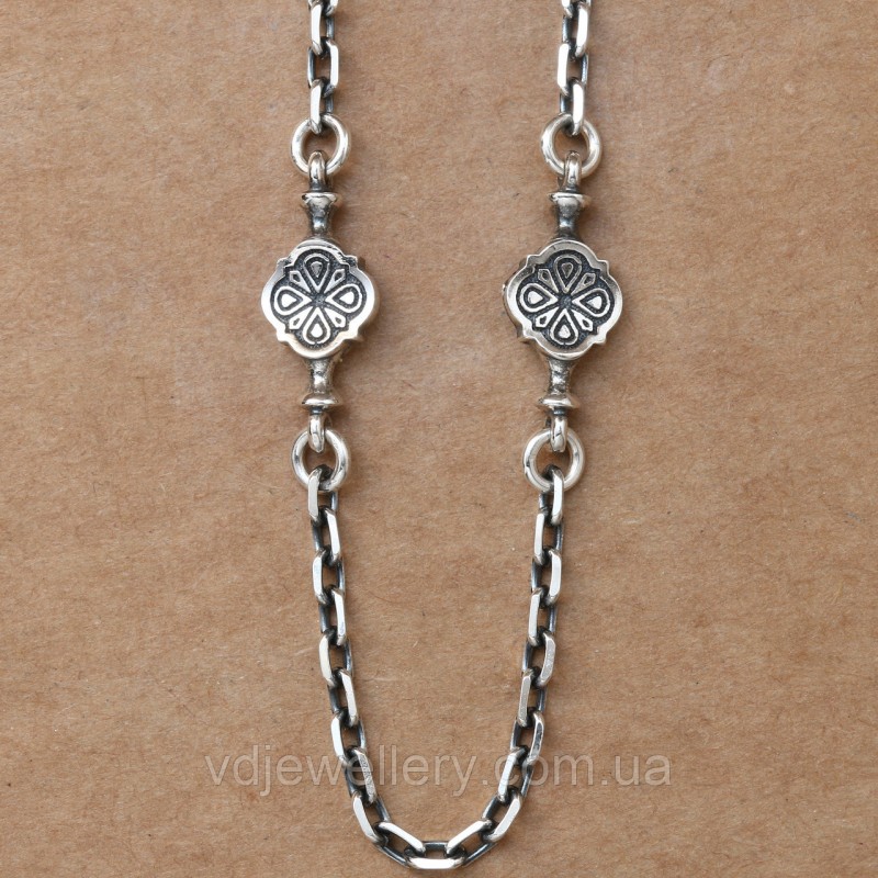 Серебряная церковная цепочка ЕХМ-68
