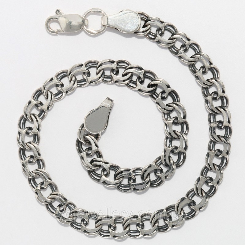 Серебряный браслет ЕХМ-6