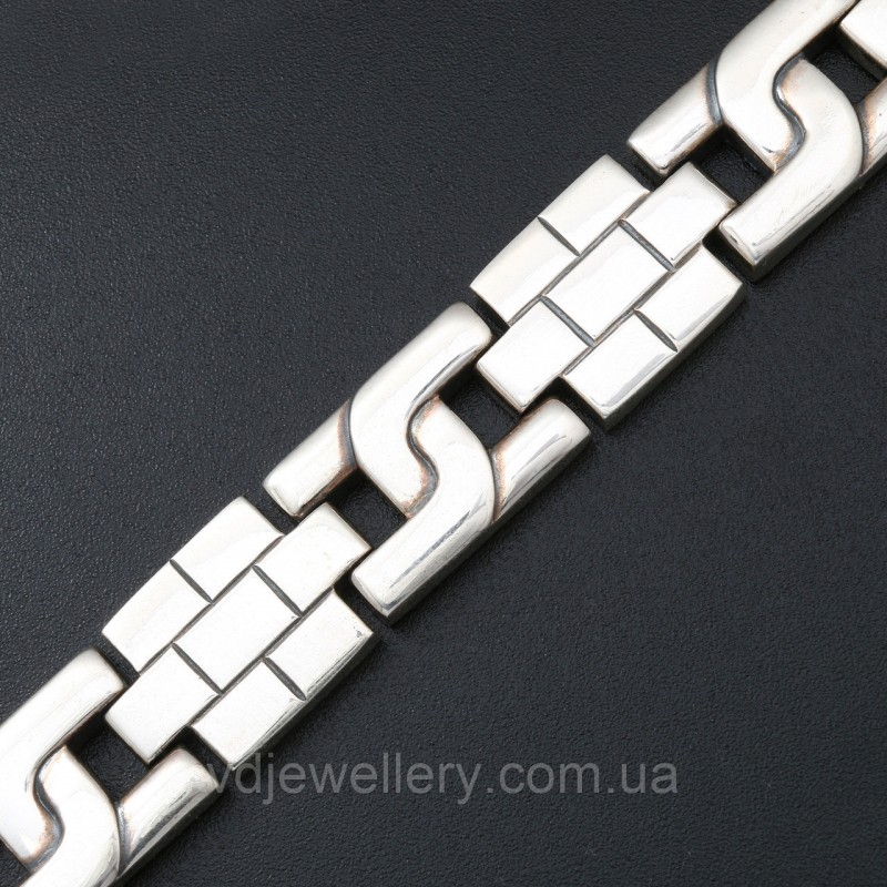 Чоловічий срібний браслет 5100200