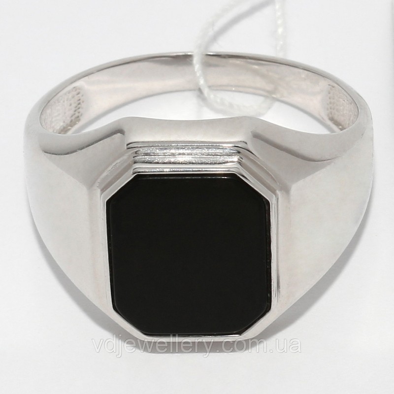 Мужское серебряное кольцо КМХ18