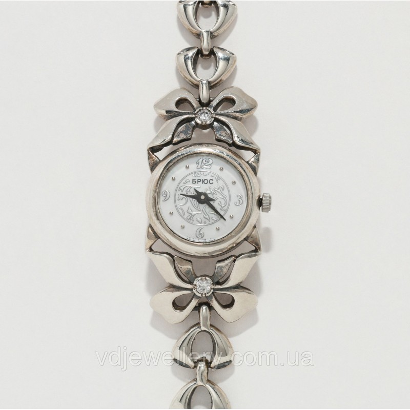 Женские серебряные часы 0535
