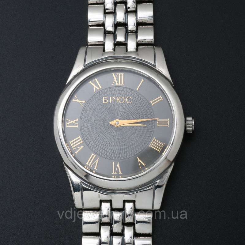 Мужские серебряные часы 0565