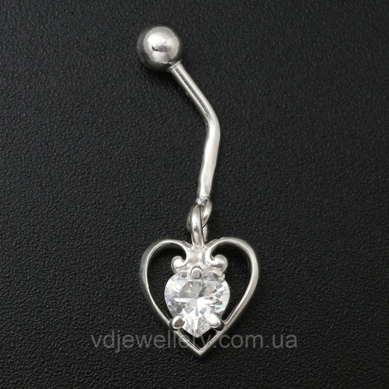 Серебряный пирсинг П-8