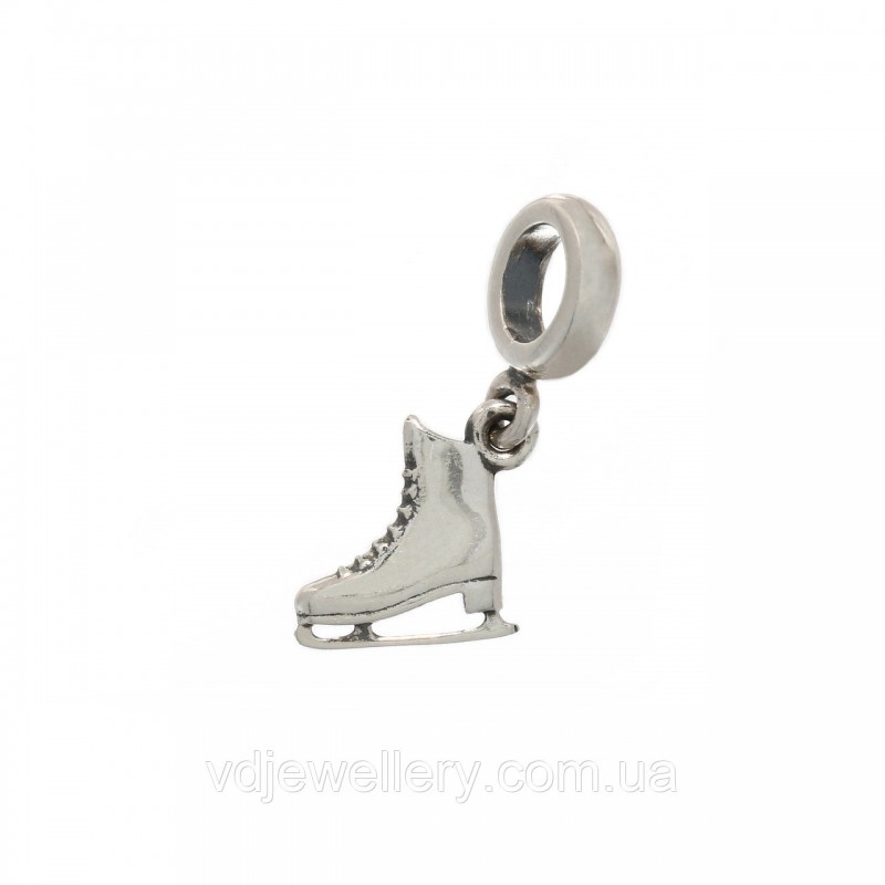 Серебряный шарм " Ледовый Конёк" для Pandora 98дф