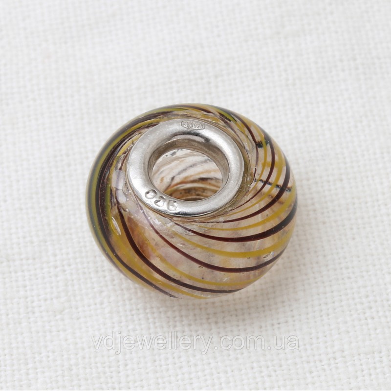 Серебряная бусина для Pandora 40410