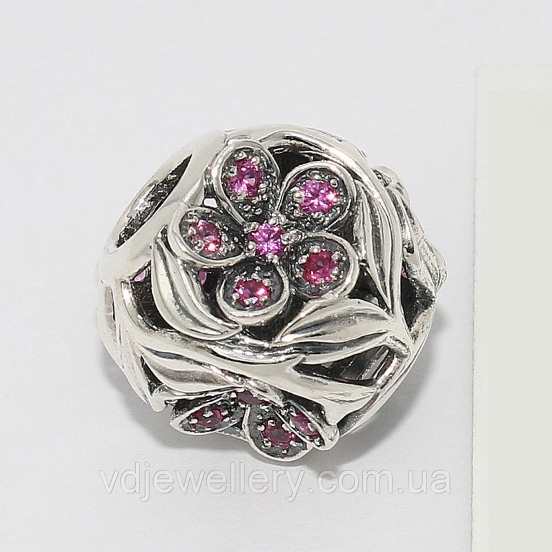 Серебряная бусина для Pandora 21дф