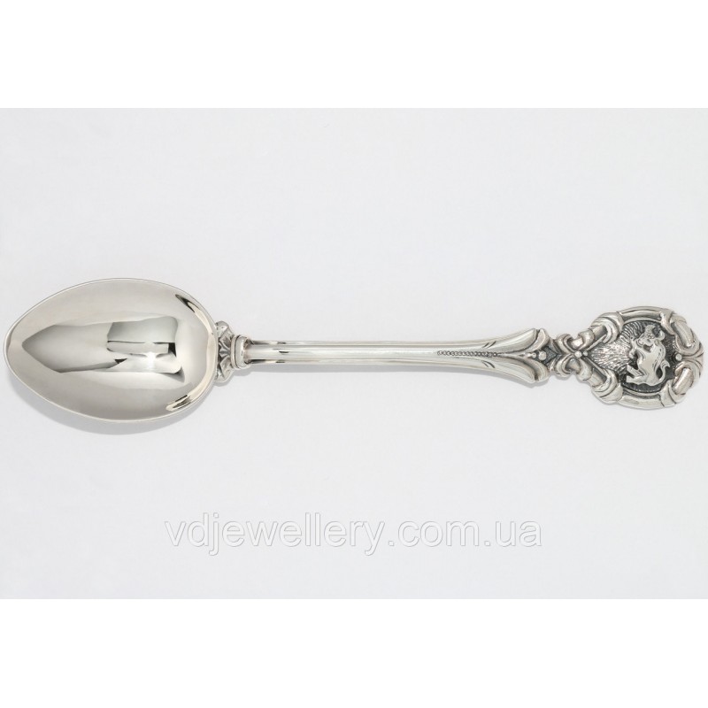 Срібна ложка знак зодіаку "Телець"