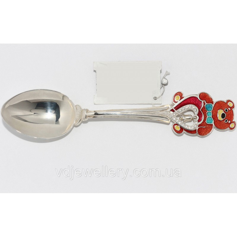 Серебряная ложка с Винни-Пухом 8лт