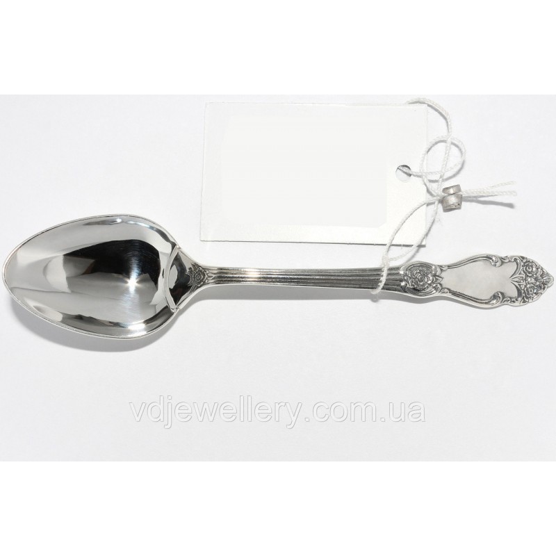 Серебряная ложка кофейная Л-34