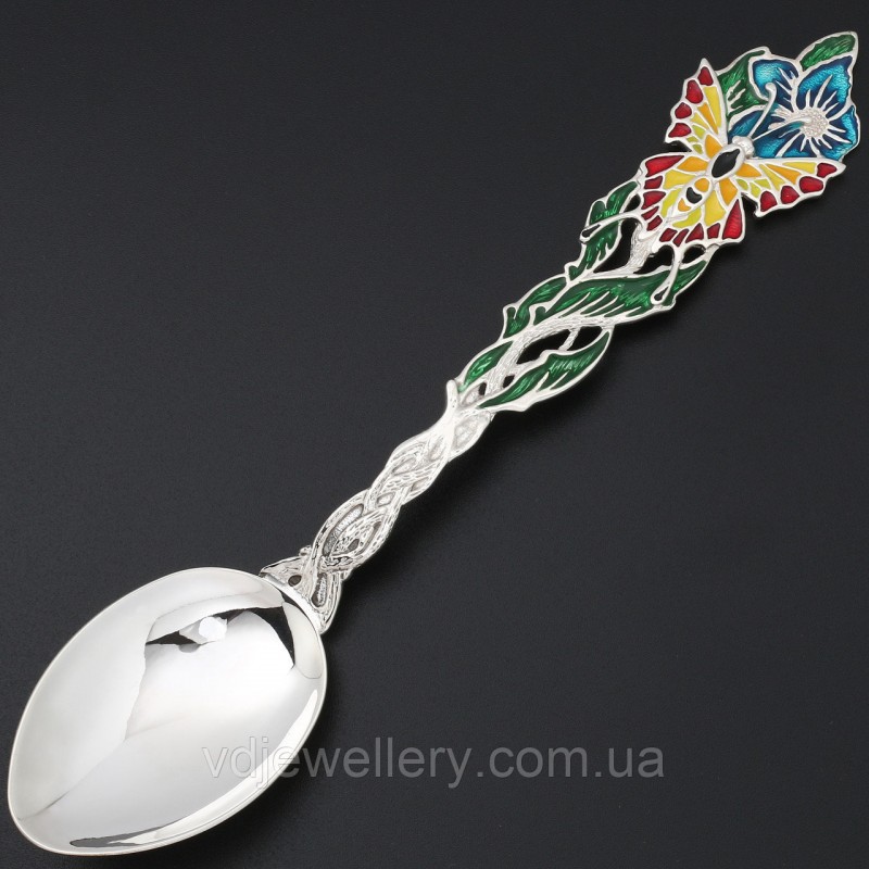 Десертная серебряная ложка 118ЛТ