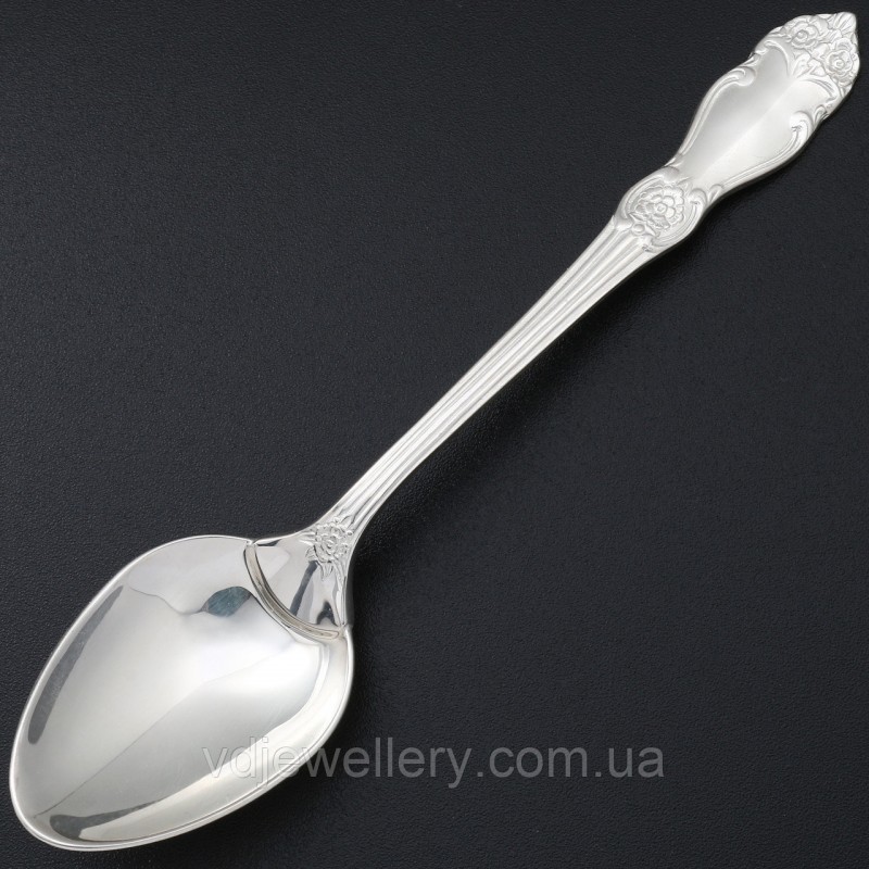 Серебряная ложка кофейная Л-14