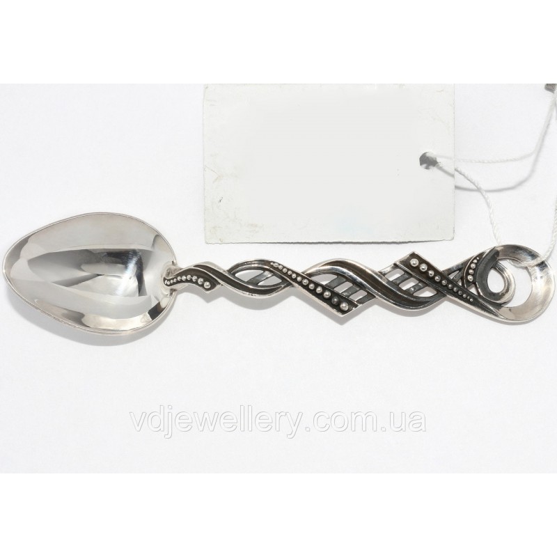 Серебряная ложка кофейная Л-35