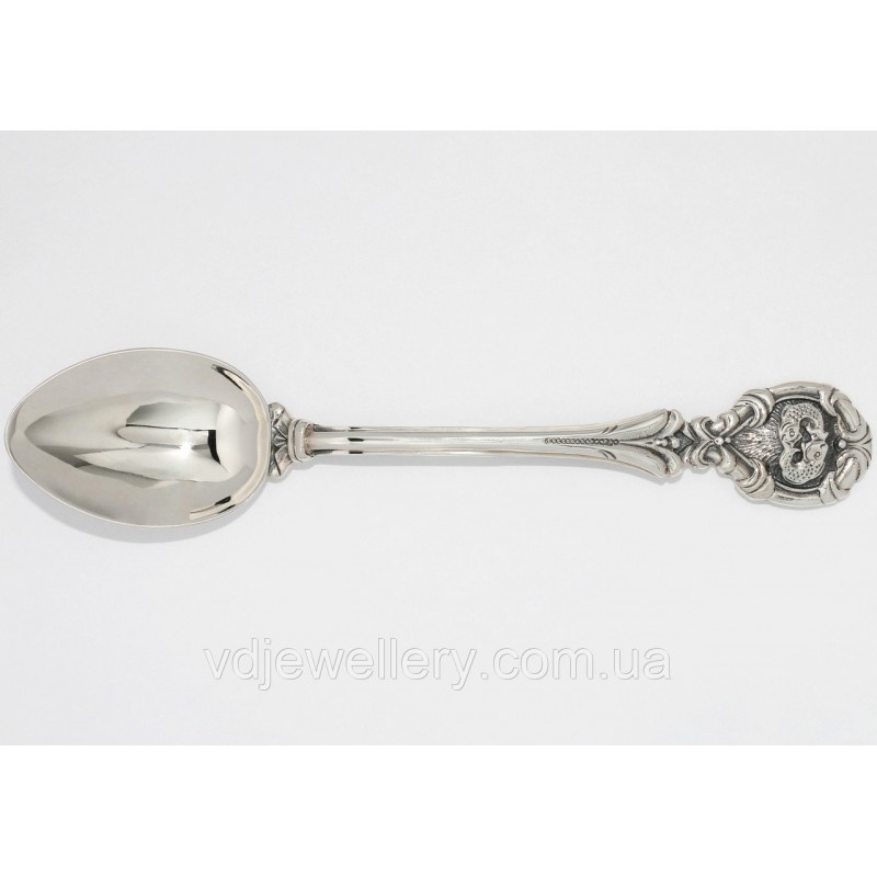 Срібна ложка знак зодіаку "Риби"