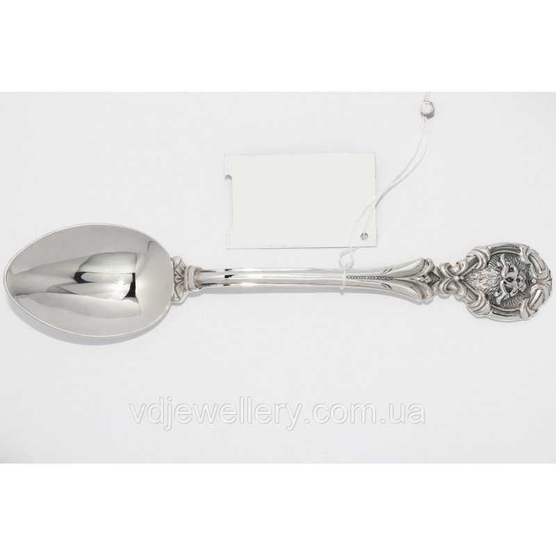 Срібна ложка знак зодіаку "Близнюки"