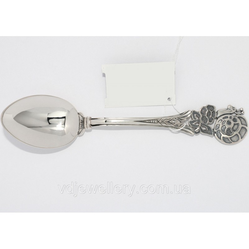 Детская серебряная ложка Улитка 99лт