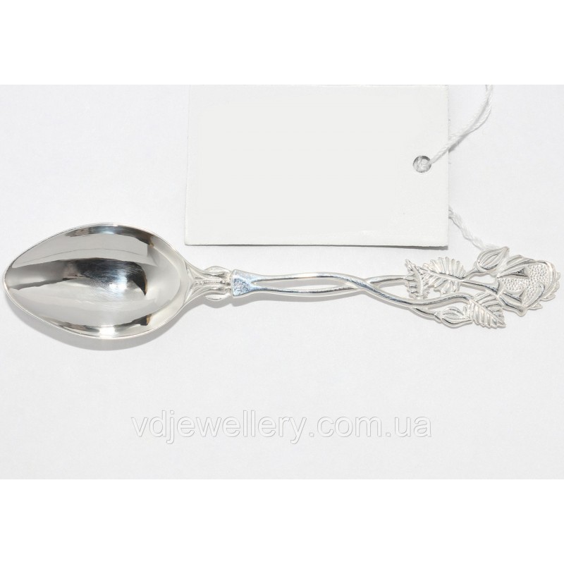 Серебряная ложка кофейная Л32